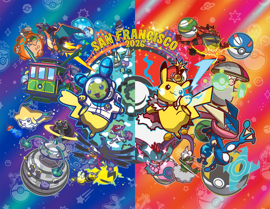 ¡Se ha revelado la imagen promocional del Campeonato Mundial de San Francisco 2026! ¡Las inscripciones para Pokémon XP y el Campeonato Mundial ya estan abiertas!!!
