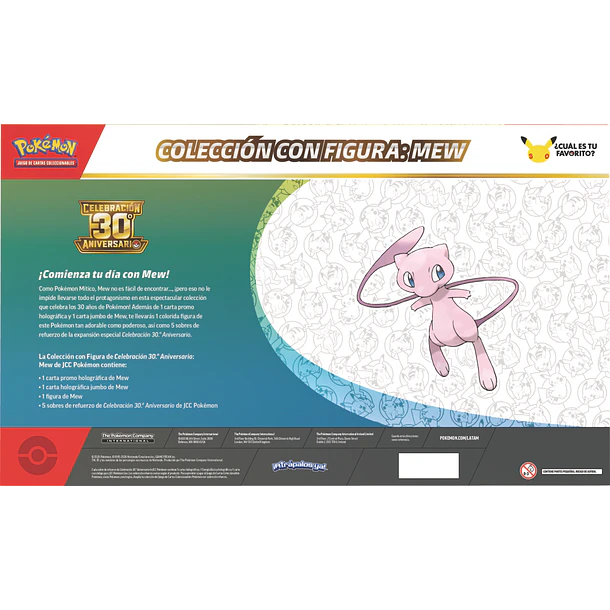 [Preventa 06/11/2026] Pokemon TCG : 30th Celebration - Mew Figure Collection Español