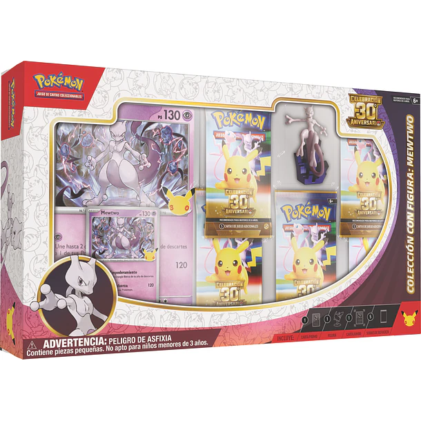 [Preventa 06/11/2026] Pokemon TCG : 30th Celebration - Mewtwo Figure Collection Español